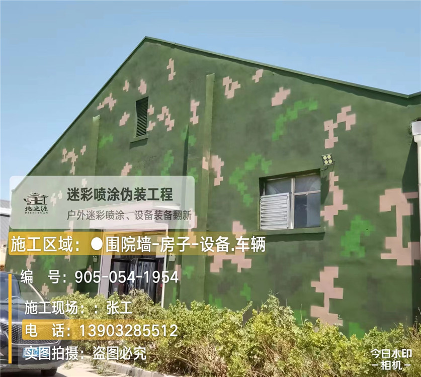 宁夏外墙数码迷彩漆施工报价清单（100㎡标准墙面测算）